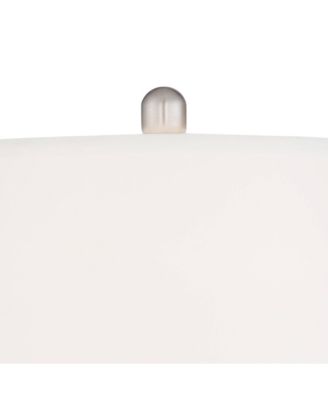 Arden 25" High Modern Table Lamps Set of 2 WiFi Smart Socket Glass Living Room Bedroom Bedside Nightstand