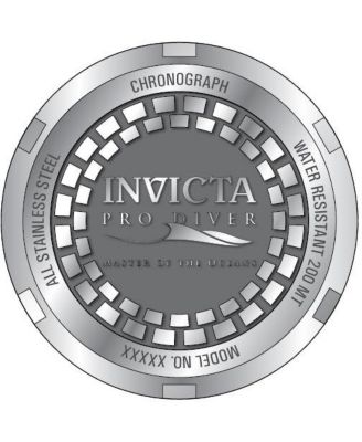 Men's 14081 Pro Diver Quartz Chronograph Dial Watch