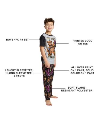 Big Boys I Survived 4-Pack Pajama Set-14