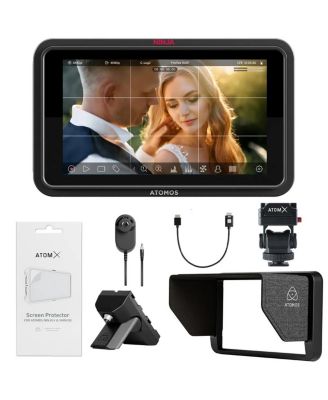 Ninja TX GO 5.2" Full HD Touchscreen Wi-Fi HDR On-Camera Monitor/Recorder, Bundle with 5.2" Creator Accessory Kit