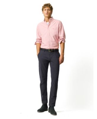 Men's Oxford Long Sleeve Sports Fit Cotton Shirt