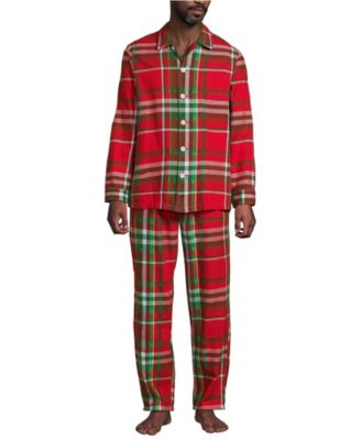 Men's Flannel 3 Piece Pajama Set