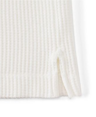 Women's Long Sleeve Waffle Shawl Collar Henley