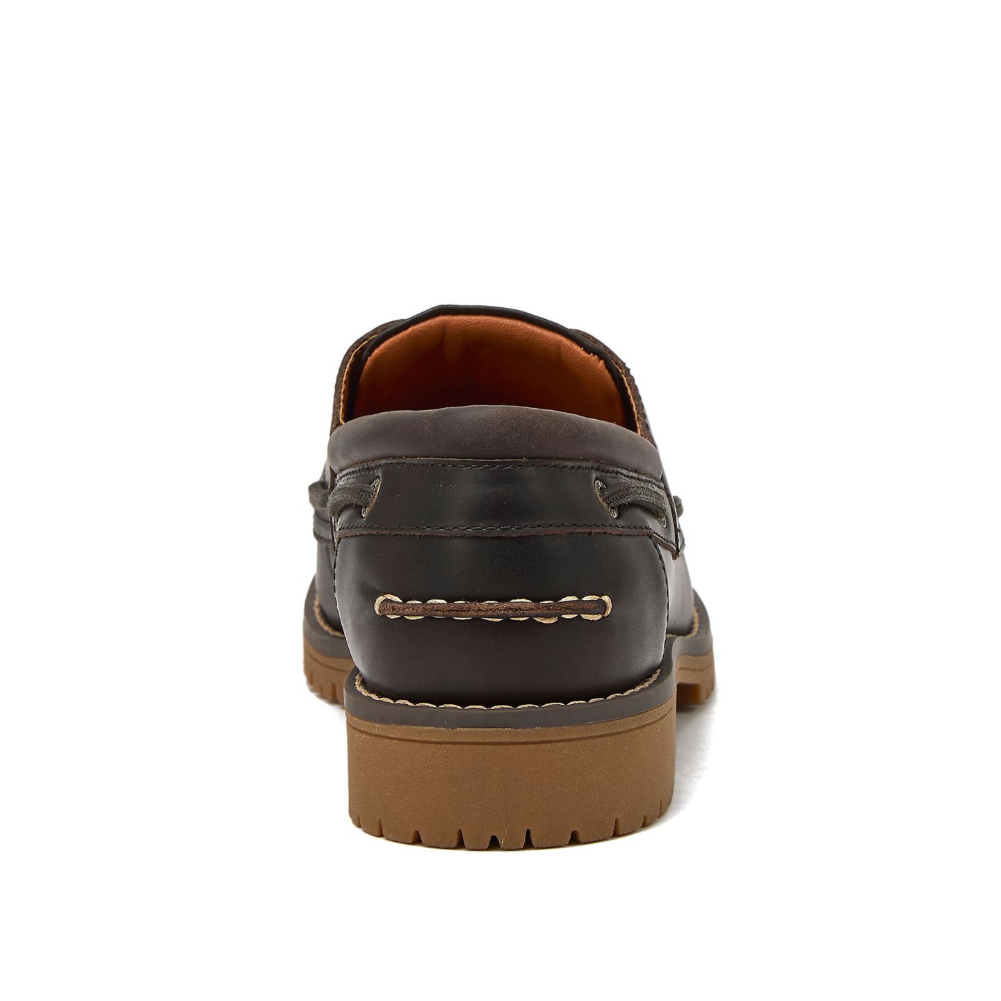 Обувь Lands' End Women's Seaport Leather Lace Up Boat Shoes, цвет: Тёмно-коричневый — фото 4