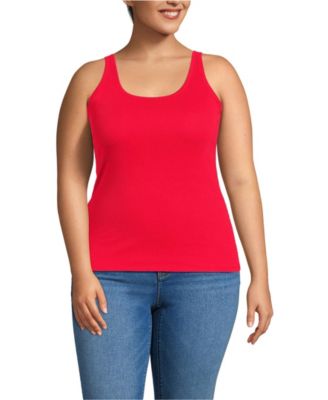 Plus Size Micro Rib Go-To Layering Tank