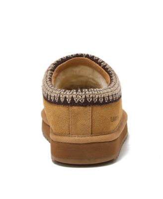 Girls Suede Hearth Slippers