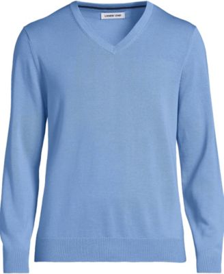 Men's Fine Gauge Cotton V Neck Sweater