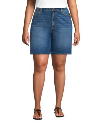 Women's Soft Denim Mid Rise 7" Jean Shorts