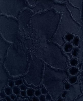 Women's Voile Eyelet Maxi Skirt