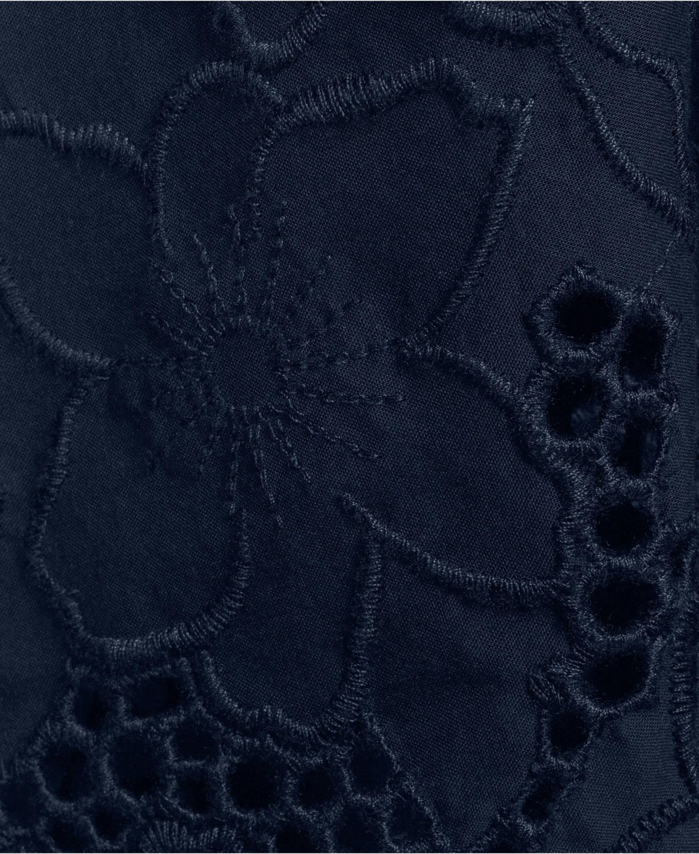 Женская юбка Lands' End Voile Eyelet Maxi, цвет: Тёмно-синий — фото 4