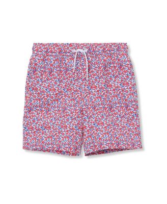 Boys Chlorine Resistant 5in Swim Trunks with Mesh Liner