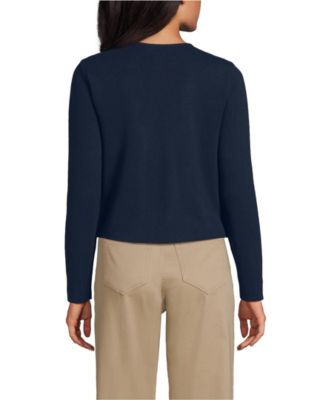 Women's Fine Gauge Cotton Milano Blazer Sweater