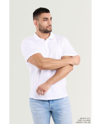 XRAY Men's Short Sleeve New Rib Polo