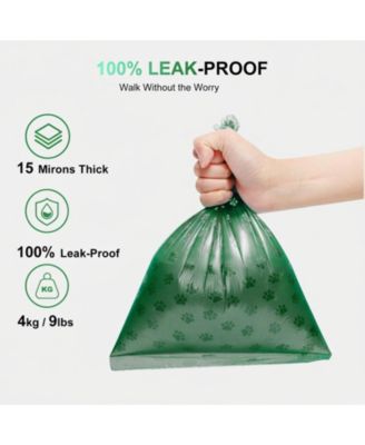 Thick Dog Poop Bags Leak-Proof Scented 9x13 Inch for Small Large Dogs Cats Walking Waste Bags