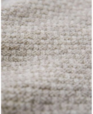 Women's British Wool Moss Stitch Cardigan