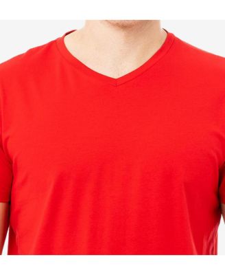 Men's Basic V-Neck Short Sleeve T-Shirt