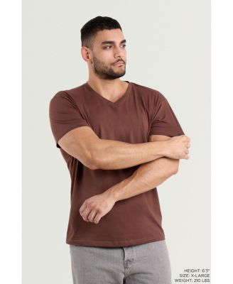 X RAY Big & Tall Basic V-Neck Short Sleeve T-Shirt