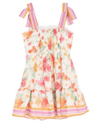 Girls' 7-16 Floral Sleeveless Dress 