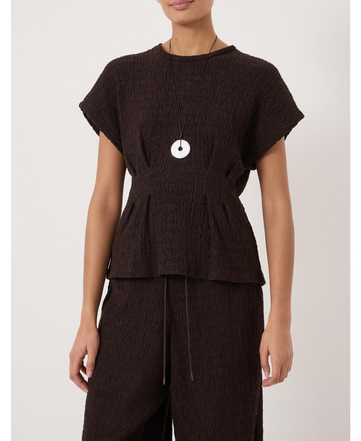 Women's Keira Textured Pleat Release Jersey Top