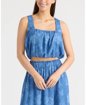 Women's Gathered Sleeveless Tank Top