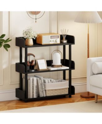 3-Tier Industrial Bookshelf with Anti-Tipping Kit