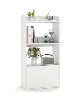 3-Tier Freestanding Bookshelf with Drawer