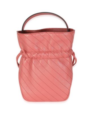 Pink Calfskin Blondie Bucket Bag