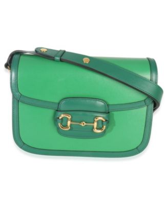 Emerald Green Azalea Calfskin Horsebit 1955 Shoulder Bag