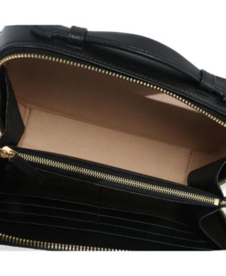 Black GG Star Embossed Calfskin Mini GG Chain Bag