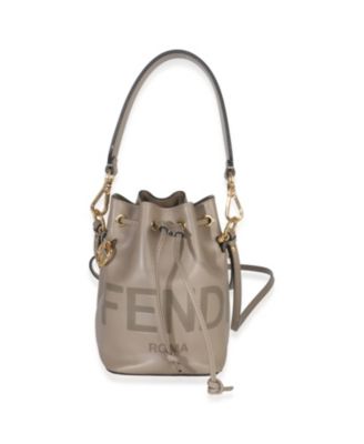 Tortora Vitello Cruise F is Fendi Mini Mon Tresor Bucket Bag
