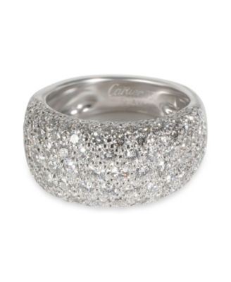 Cartier Vintage Diamond Ring in 18k Gold 3.5 CTW
