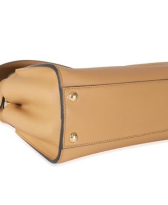 Miele Scuro Nappa Petite Peekaboo I SEE U Satchel