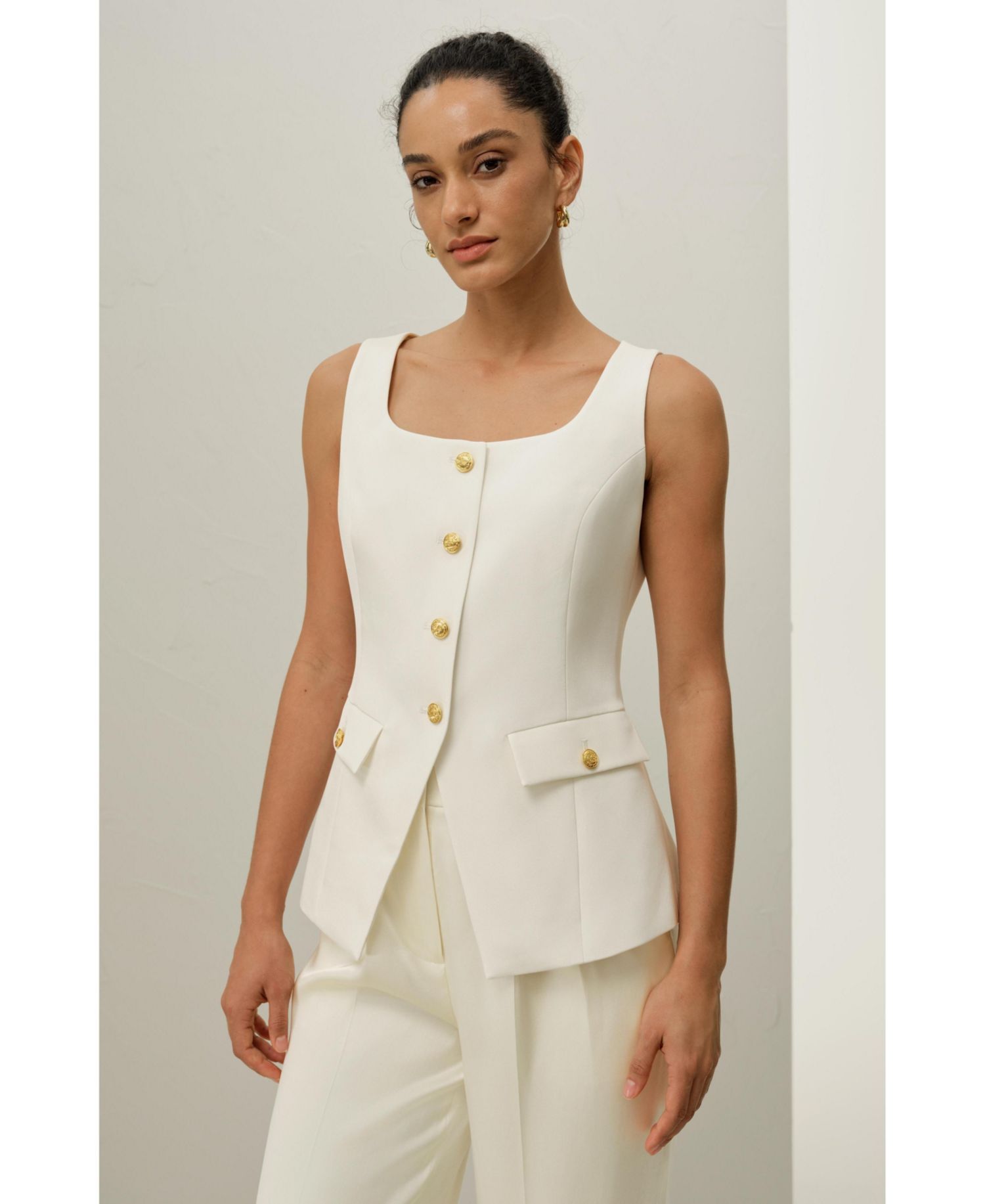 Women's Cintre U-Neck Sleeveless Vest