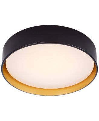 Russo 14" Wide Brass LED Ceiling Light