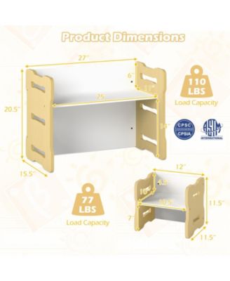 3 Piece Toddler Table and Stool Activity Set