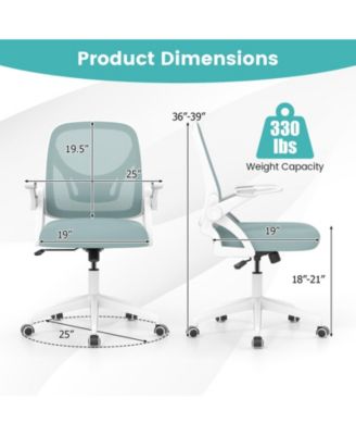 Ergonomic Computer Desk Chair with Lumbar Support and Arms