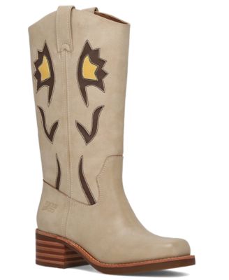 Women's Miranda Flower Stacked Heel Boots