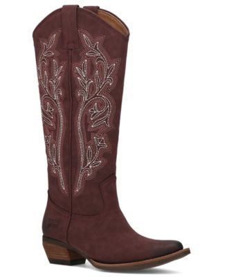 Women's Irlene Deco Stitch Knee High Western Boots