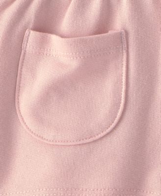 Baby Girls' Floral Ruffle Top and Shorts, 2-Piece Set