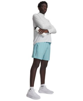 Men's Moisture-Wicking Logo-Print 8-1/4" Tech Shorts