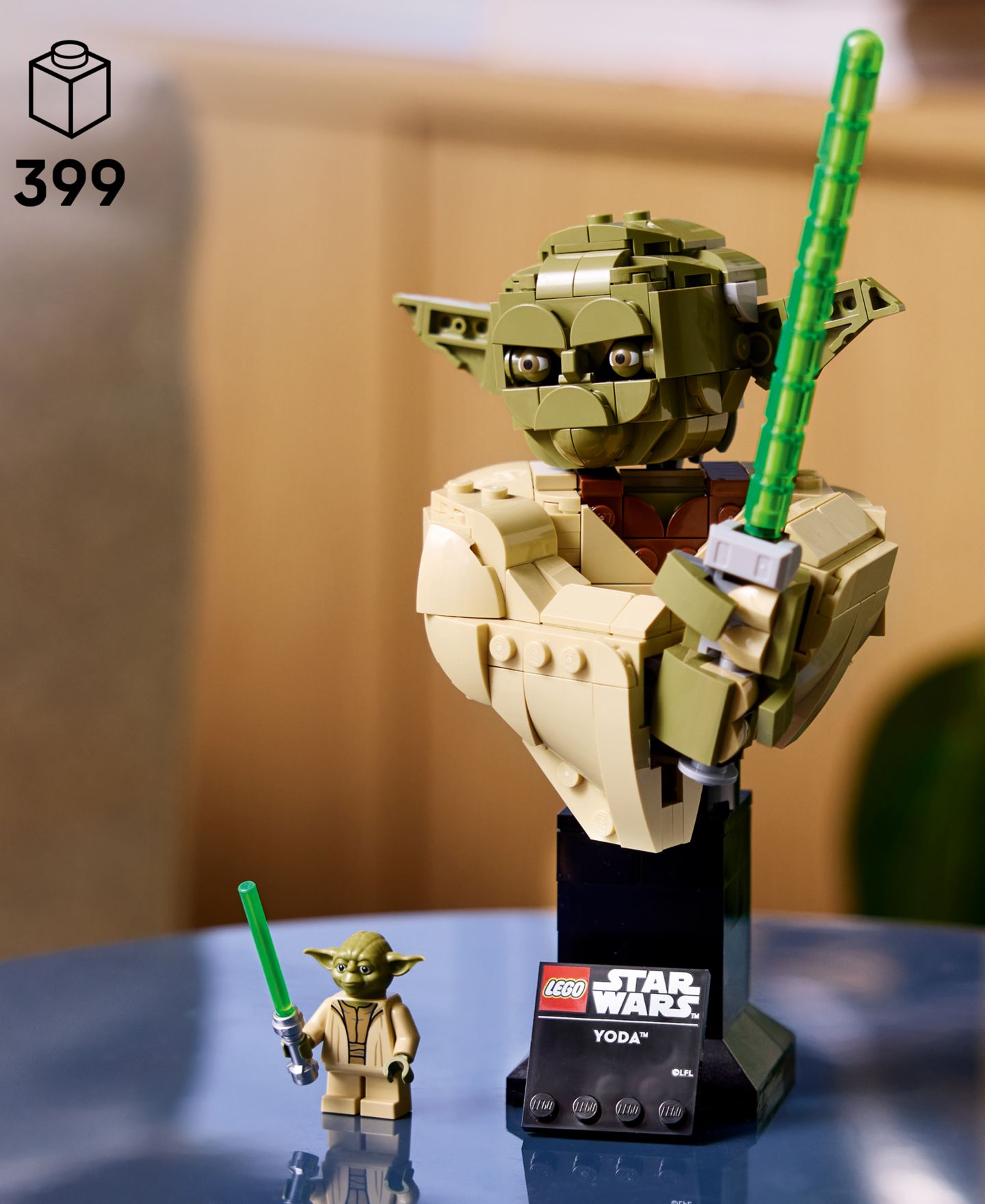 Детский конструктор LEGO® Star Wars: Attack of the Clones Yoda Bust 75438 Building Set, 399 Pieces — фото 5