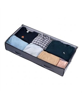 4 Pack Under Bed Storage with Clear Lids 39.2in x 19.7in x 7.1in 90L