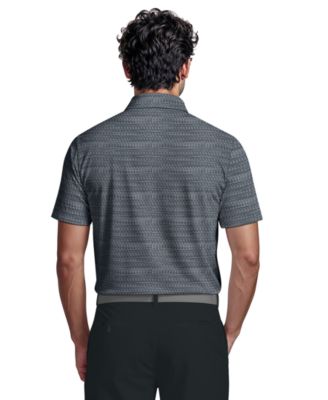 Men's Jacquard Micro Golf Polo Shirt