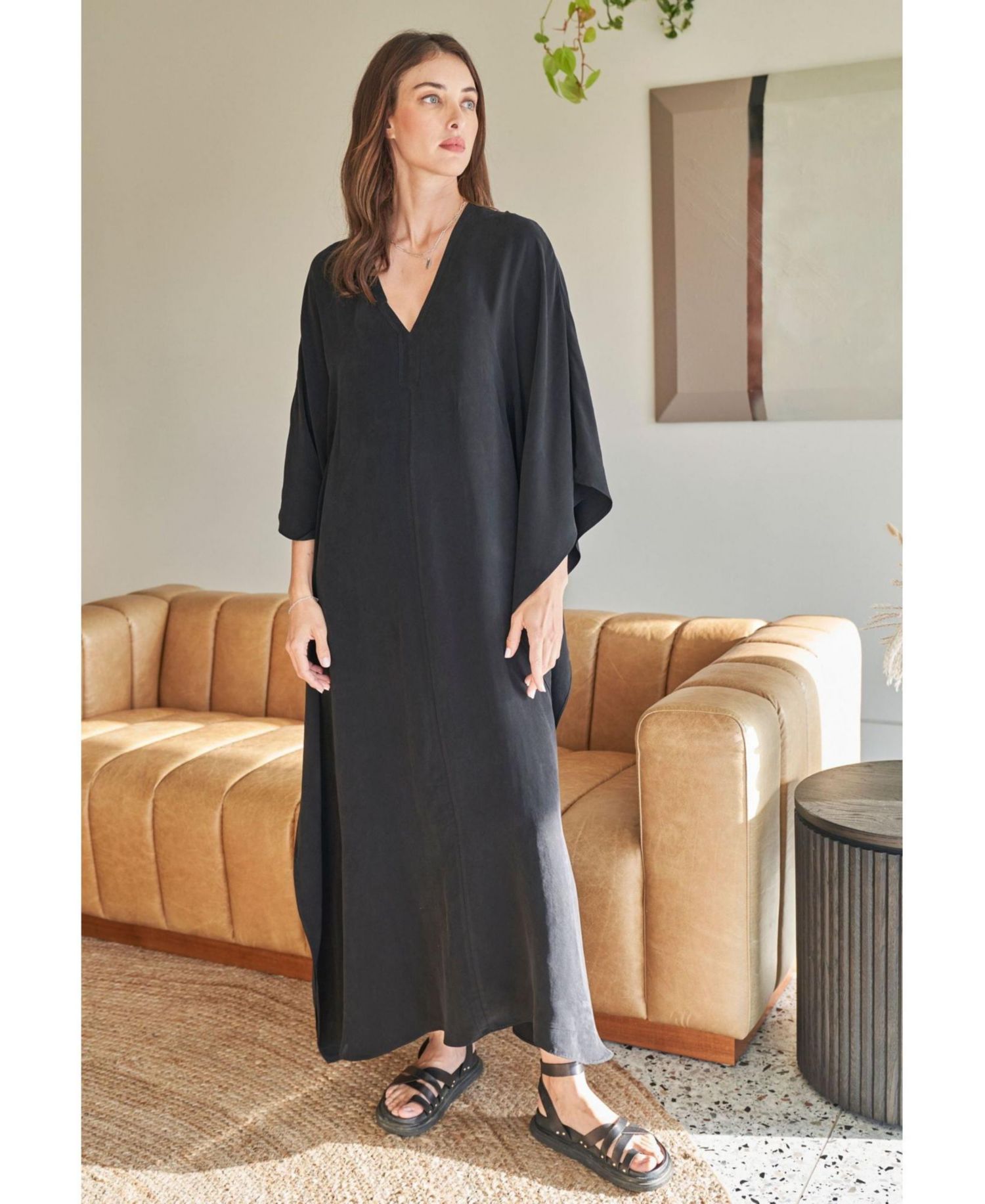 Women's Ocean+Main Belted Caftan