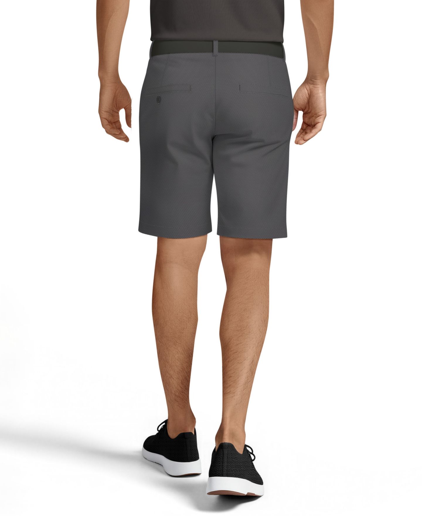 Мужские шорты PGA TOUR Micro Geo Print Golf Shorts, цвет: Caviar — фото 3