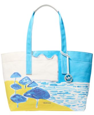 Printed Cotton Extra-Large Tote Handbag