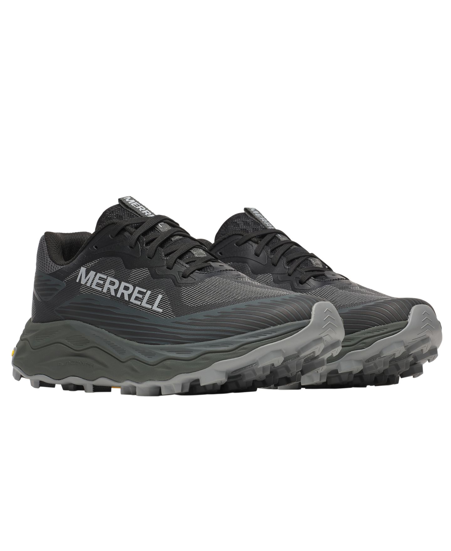 Мужские кроссовки Merrell Agility Peak 6 для бега, с круглым носком, цвет: Чёрный — фото 4