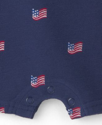 Baby Boys' American Flag Sleeveless Romper