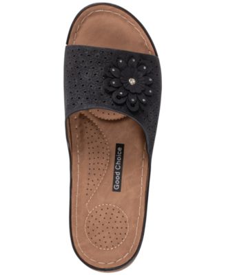 Women's Gabbie Flower Rosette Comfort Sandals