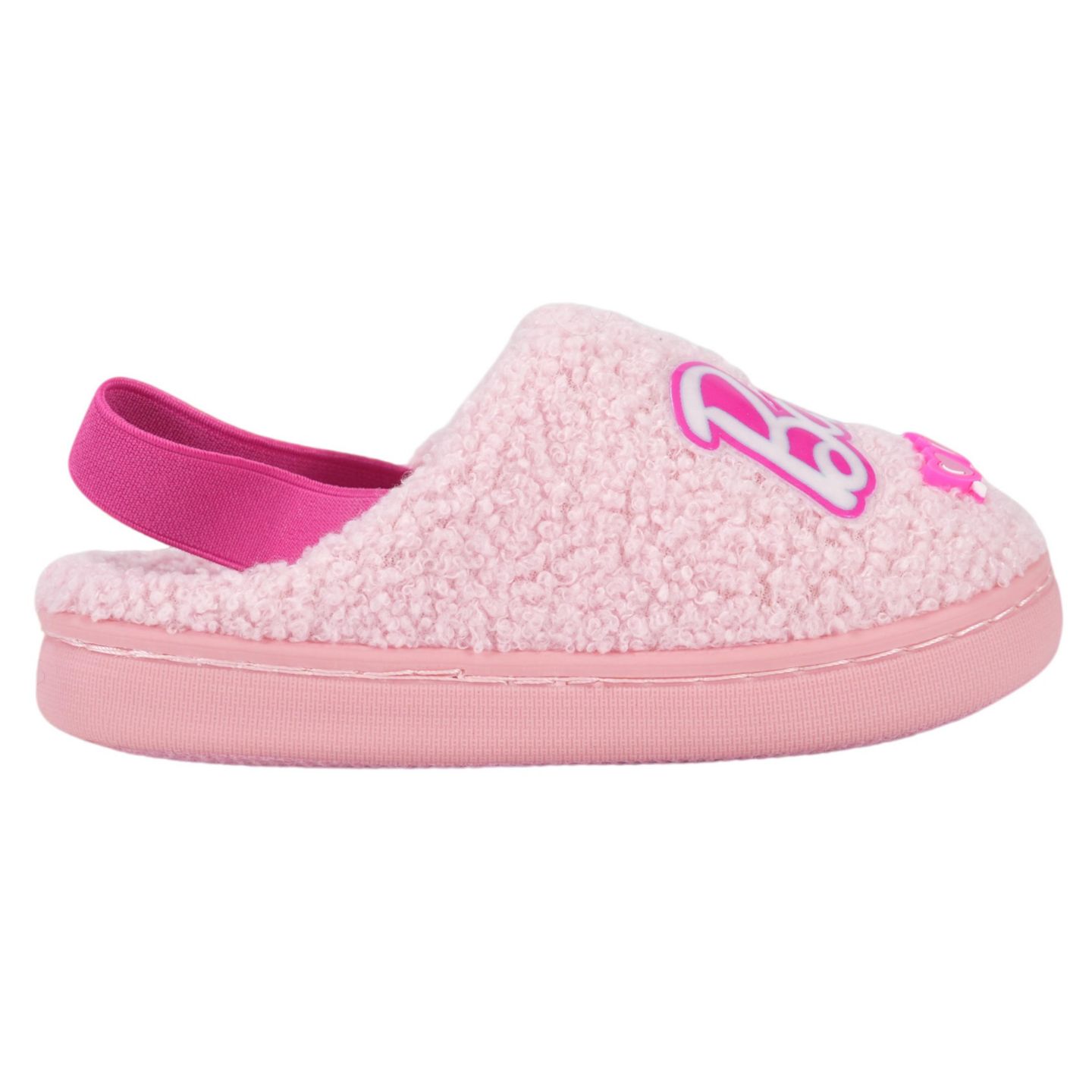 Тапочки Barbie Faux Fur Slip-On Slippers для девочек-малышей, цвет: Светлый розовый, вариант 1 — фото 6